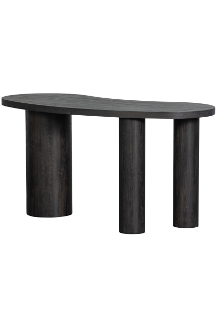 375037 D 02 VS WE Maan organisch sidetable bureau MDF donkerbruin SA