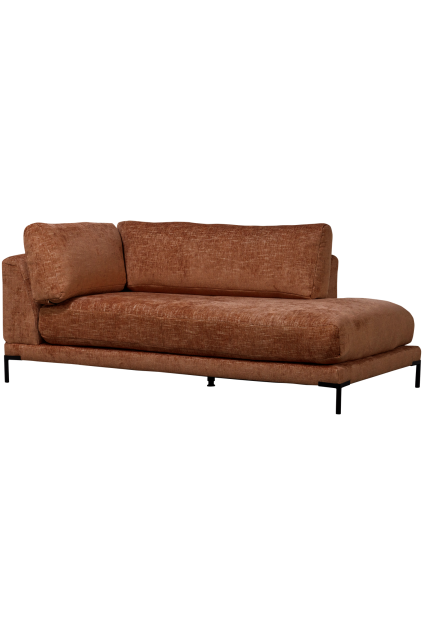 400484 RM 01 VS VT Couple lounge element links roest melange FA