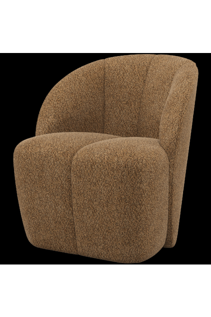 377463 WH 01 VS WP Mojo draaifauteuil wollig honinggeel F1