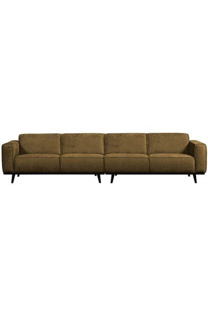 378656 BR 01 VS BP Statement XL 4 zits bank 372cm structure velvet brass