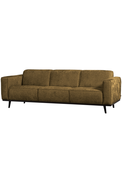 377088 BR 02 VS BP Statement 3 zits bank 230cm structure velvet brass EA