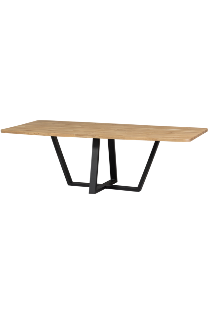 373996 D 01 VS FA Combi tablo XL tafelblad eiken 240x100 en drenthe poot EA