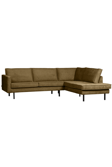 800971 BR 02 VS WH Rodeo hoekbank rechts structure velvet brass SA