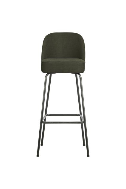 800293 W 01 VS BP Vogue barstoel 80cm geweven stof warm groen PS EA