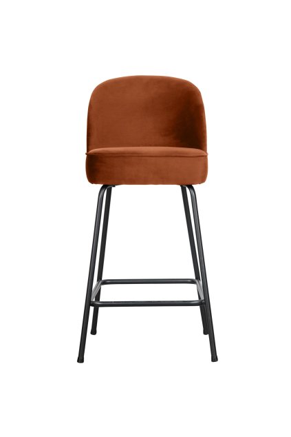 800294 R 01 VS BP Vogue barstoel 65 cm fluweel roest PS EA