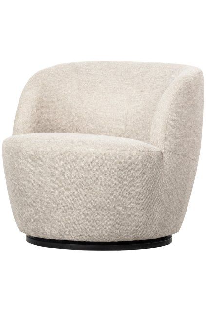373539 O 02 VS WE Serra draaifauteuil geweven stof off white EA