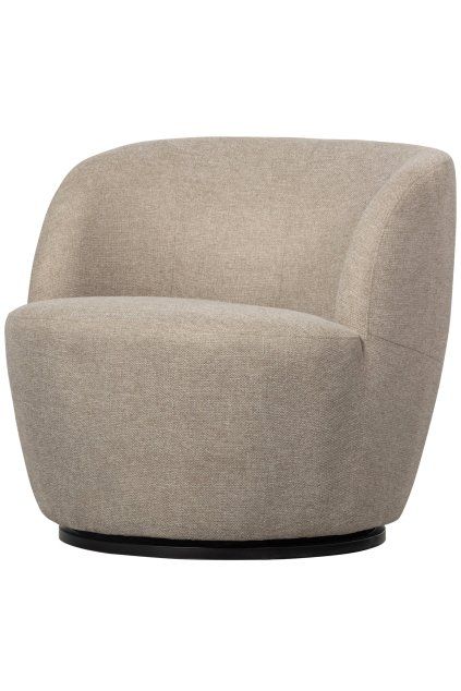 373539 Z 02 VS WE Serra draaifauteuil geweven stof zand EA