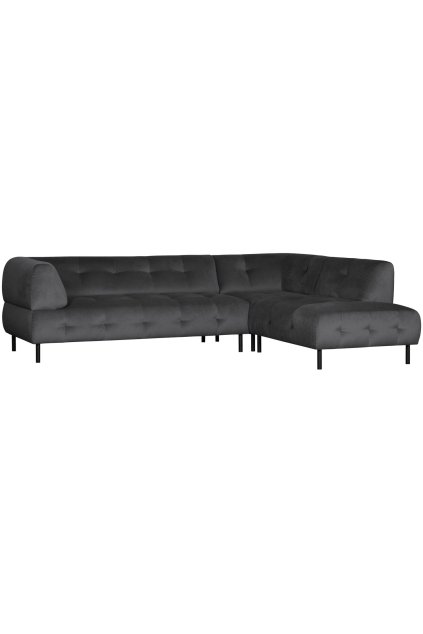 373681 I 02 VS WE Lloyd hoekbank rechts gewassen fluweel cast iron PS