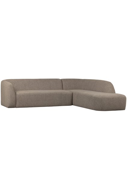 801251 B 02 VS BP Sloping hoekbank rechts lichtbruin melange PS EA