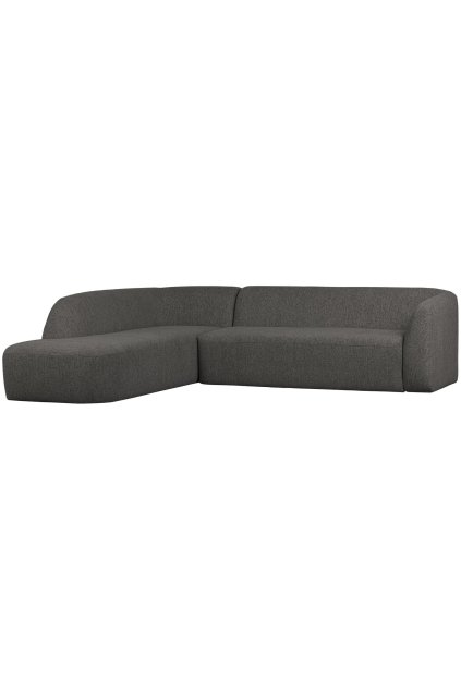 801250 Z 02 VS BP Sloping hoekbank links grijs zwart melange PS EA