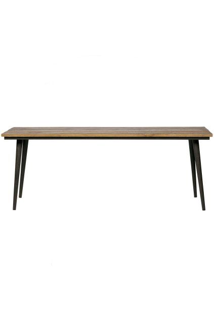 800994 N 01 VS BP Guild eettafel naturel met zwart onderstel 220x90 PS EA