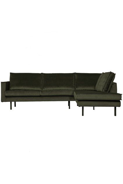 800971 156 01 VS BP Rodeo hoekbank rechts velvet dark green hunter EA