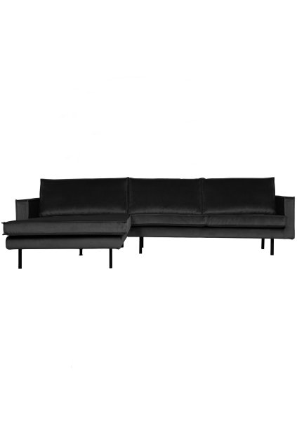 800905 79 01 VS BP Rodeo chaise longue links velvet antraciet EA