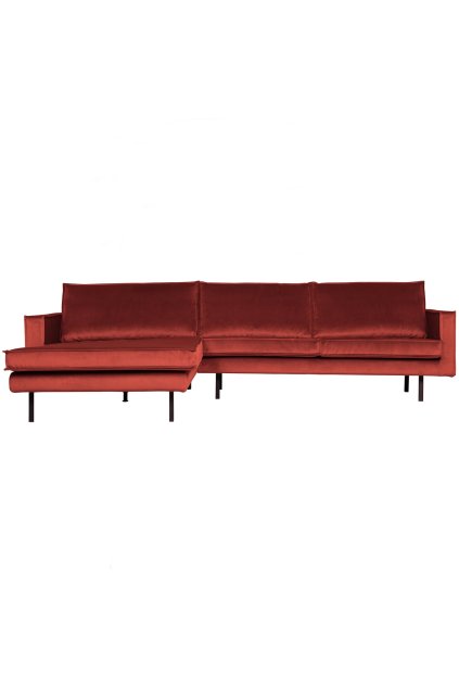 800905 205 01 VS BP Rodeo chaise longue links velvet chestnut PS EA