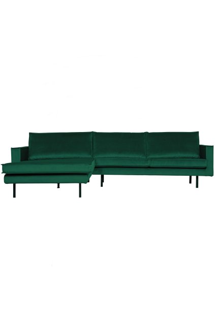 800905 162 01 VS BP Rodeo chaise longue links velvet green forest EA
