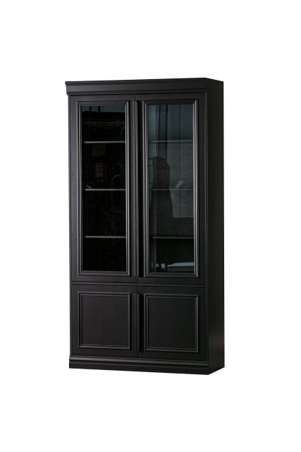 800278 Z 02 VS BP Organize vitrine kast 44 cm grenen zwart EA