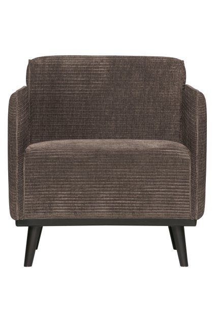378670 T 01 VS BP Statement fauteuil met arm platte brede rib taupe PS EA