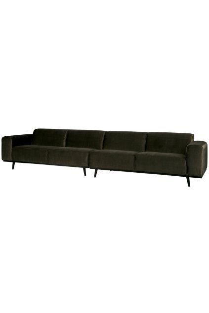 378656 156 02 VS BP Statement xl 4 zits bank 360 cm velvet warm groen SA