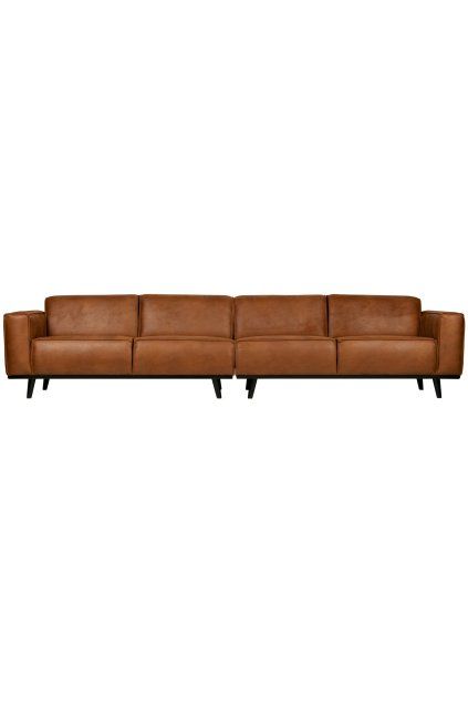 378656 09 01 VS BP Statement XL 4 zits bank 372cm eco leer cognac PS EA