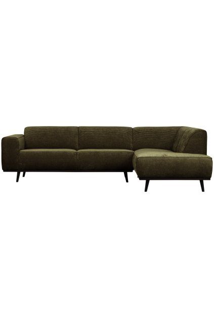 378655 W 01 VS BP Statement hoekbank rechts platte brede rib warm groen PS EA