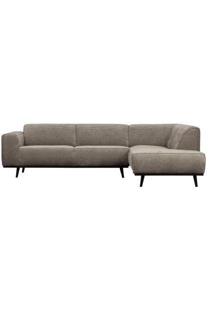 378655 L 01 VS BPH Statement hoekbank rechts platte brede rib clay PS EA