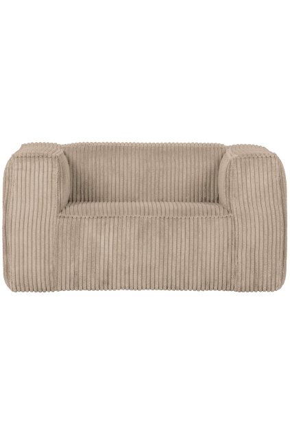 377316 RR 01 VS WE Bean fauteuil grove ribstof travertin EA