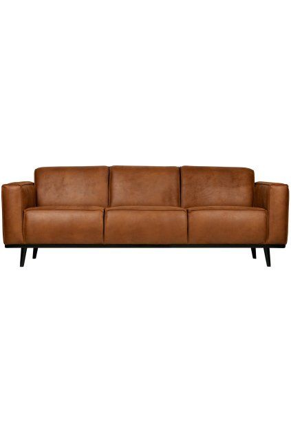 377088 09 01 VS BP Statement 3 zits bank 230cm eco leer cognac PS EA