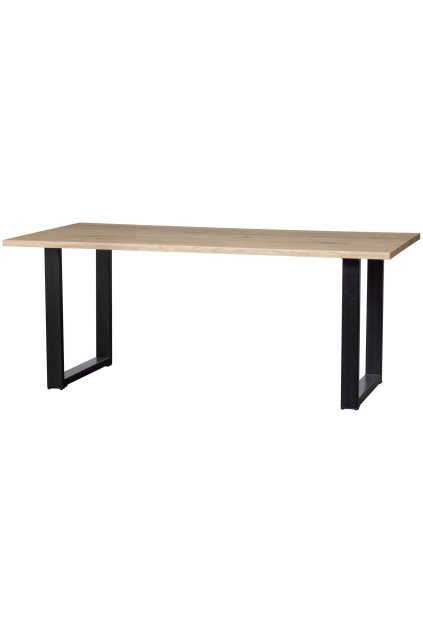 375281 U 160 375281 U 180 02 VS FA Tablo boomstam tafel eiken 160x90 U Poot PS