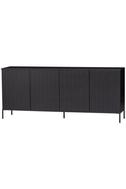 373471 Z 02 VS New Gravure dressoir 200cm grenen zwart EA