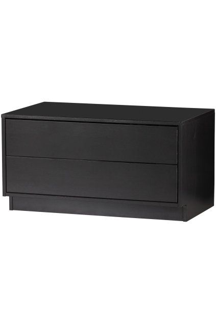 373463 Z 02 VS WE Finca tv meubel 75cm grenen diep zwart EA
