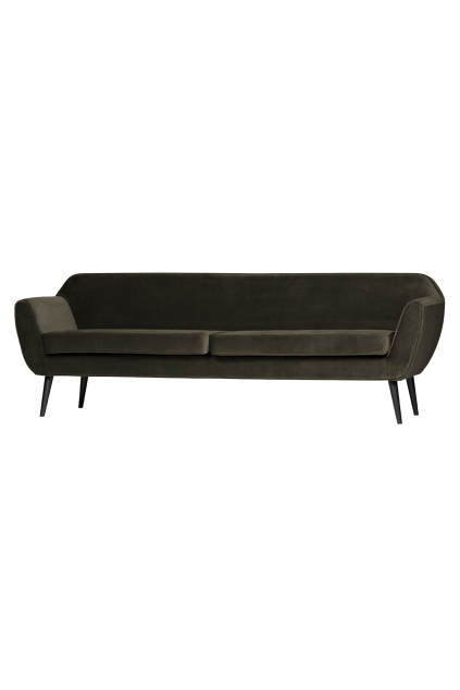 340480 G 02 VS Rocco XL sofa 230cm velvet warmgroen FA