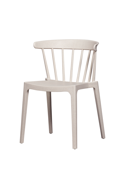 378634 WM 02 VS FA Bliss tuinstoel spijlen bamboo fiber off white melange SA