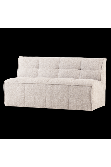 400561 SB 02 VS VT Cluster eetbankje met rugleuning boucle zand beige FA