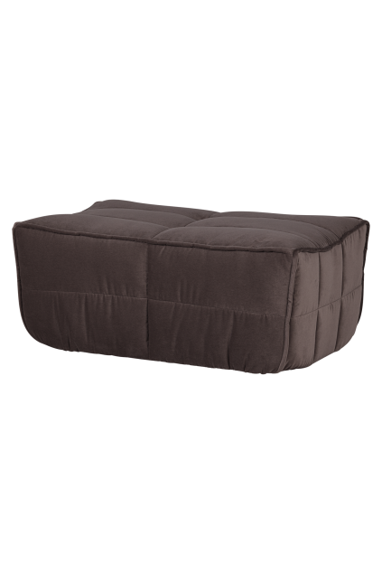 400560 CB 02 VS VT Cluster hocker velvet chocolade bruin FA