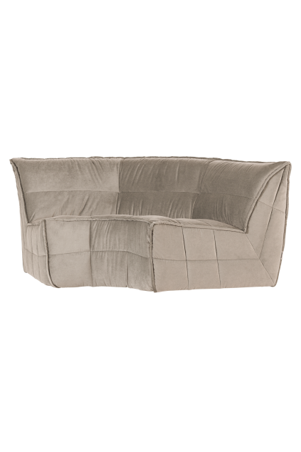 400559 WT 02 VS VT Cluster hoekelement velvet warm taupe F2