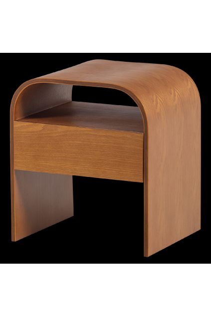 377842 B 01 VS ES Momo nachtkastje bijzettafel hout bruin FA