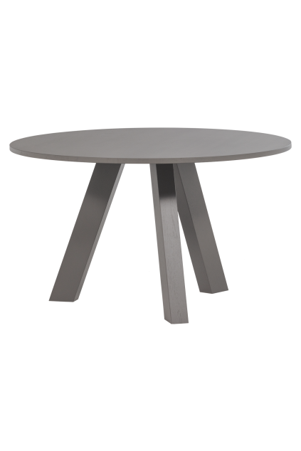 375419 WG 02 VS ES Rhonda eettafel 129cm eiken warmgrijs FA