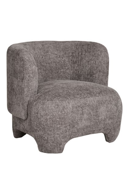 Kreslo Nazare Lounge Chair - Kreslo do obývačky, sivé HN1280