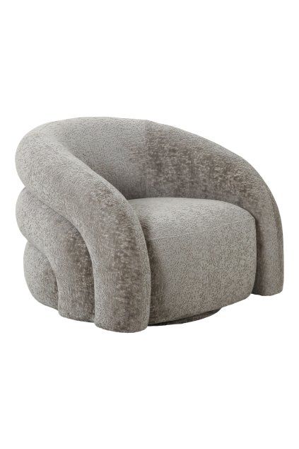 Lounge kreslo Valletta s funkciou otáčania - Lounge kreslo s funkciou otáčania, prírodné HN1251