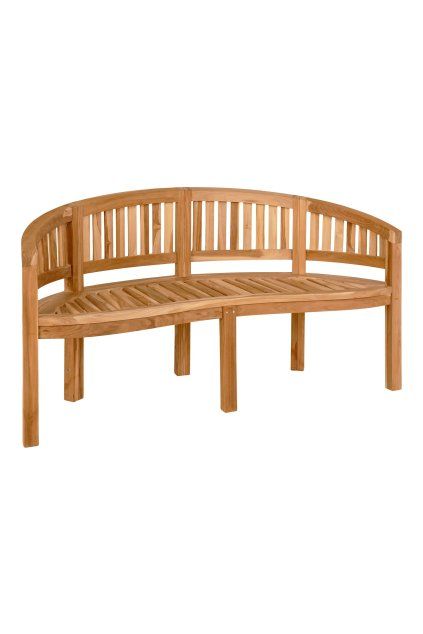 Lavička Boca Banan - Lavička Banan, teak, príroda 150x60x85 cm