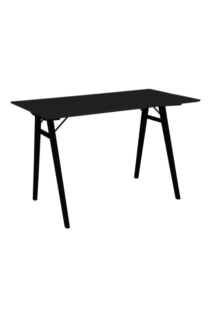 Vojens Desk - Písací stôl, čierny 120x60x75 cm