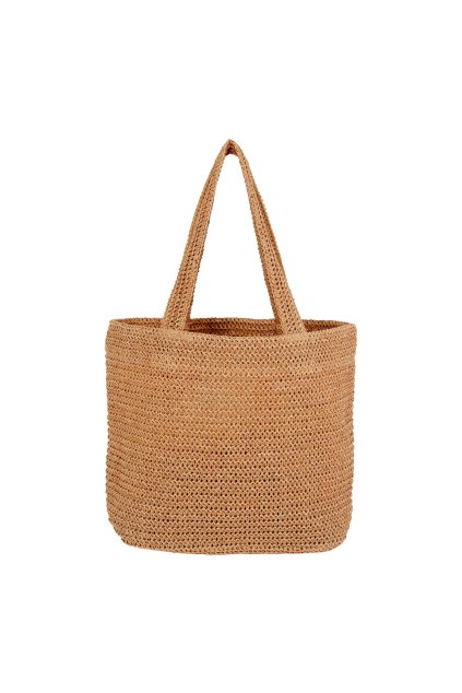 Parade Tote Bag - papierová taška, slama, 31x46 cm