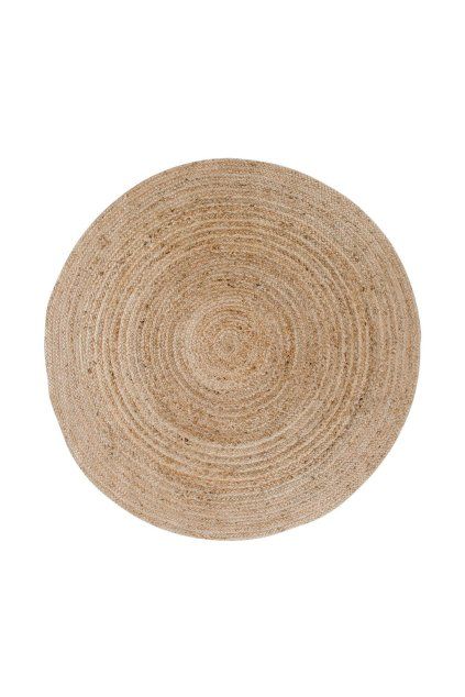 Bombajský koberec - Koberec, pletená juta, prírodný ø150 cm