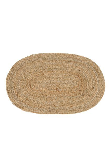 Bombay Doormat - Rohožka z pletenej juty, prírodná, oválna, 50x80 cm