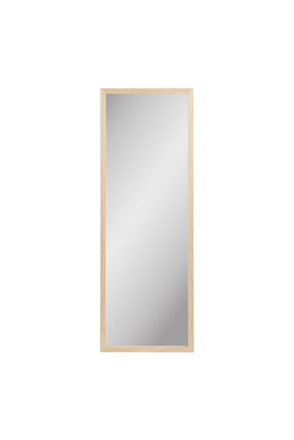 Scottsdale Wall Mirror - nástenné zrkadlo, drevený rám, prírodná farba 45x110 cm