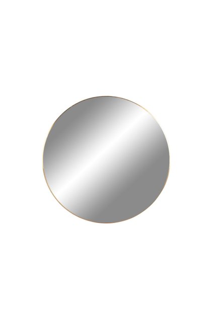 Jersey Mirror - Zrkadlo, oceľ, mosadzný vzhľad ø40 cm