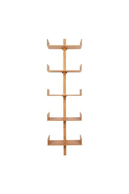 Villa Shelf - Nástenná polica, bambus, prírodná 50x180 cm