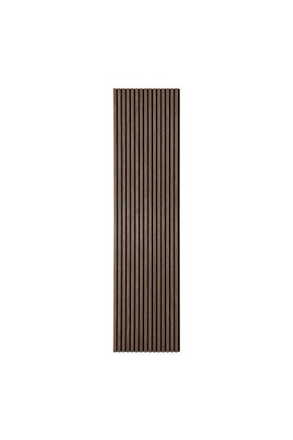 Akustický panel - Akustický panel, drevená dyha, orech, vzhľad orecha 2400x600x22 mm
