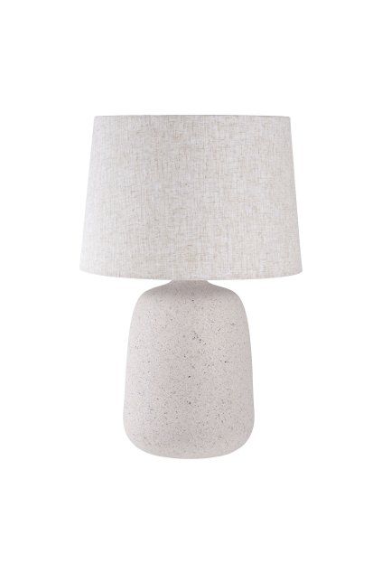 Stolová lampa Croft - Stolová lampa, keramika, piesková štruktúra