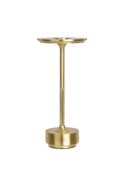 Lyneham Table Lamp - Stolná lampa, dobíjacia, kov, mosadz
